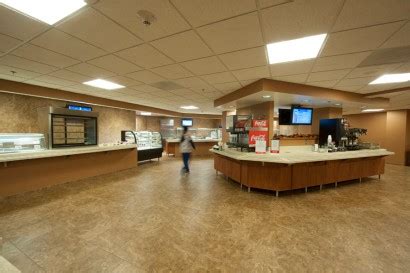 It is located on the main floor of the medical center. . Riverside community hospital cafeteria